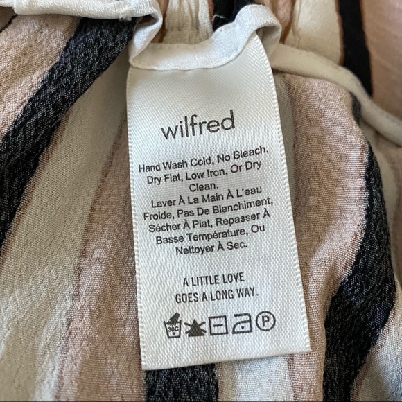 Aritzia WILFRED Striped Faun Pant - Picture 5 of 6